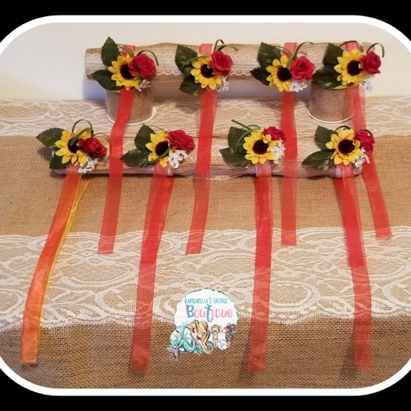 Burlap Rose's and Sunflower Wedding - Picture 2 of 8